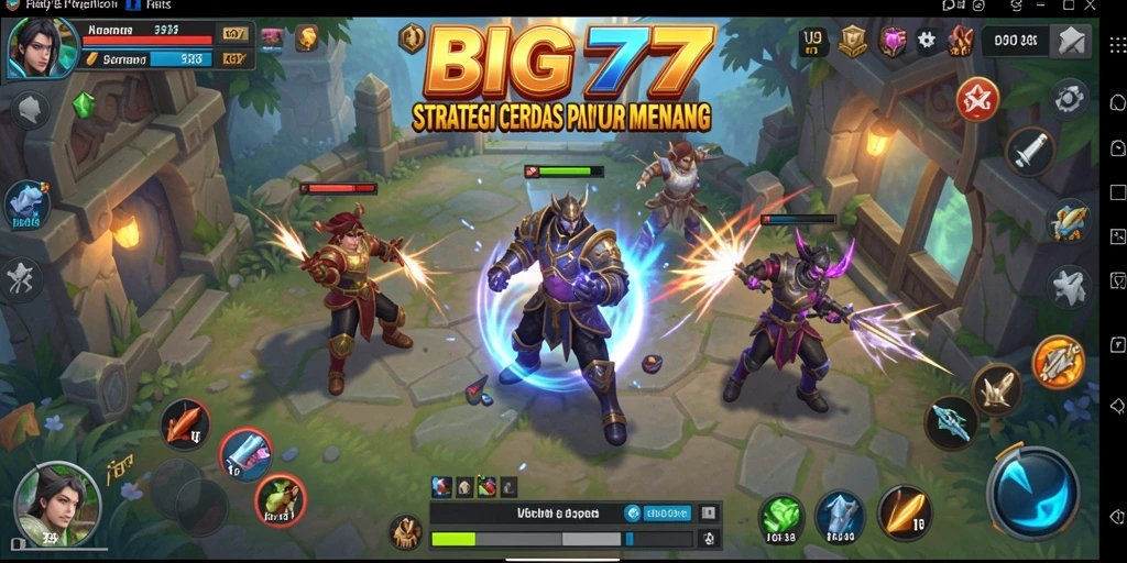 Screenshot gameplay BIG77 menampilkan aksi strategis yang seru dan mendebarkan.