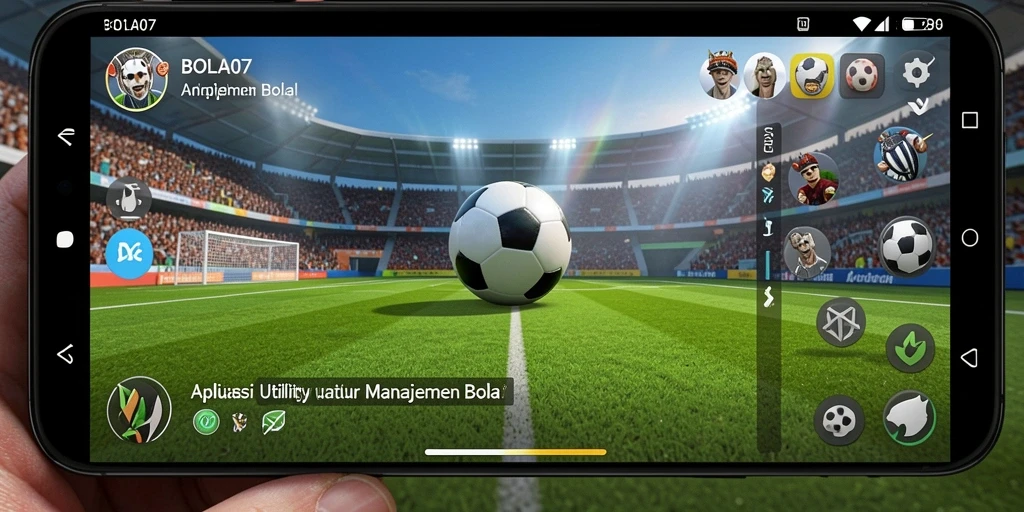 Tampilan antarmuka utama BOLA07 yang sederhana dan informatif.