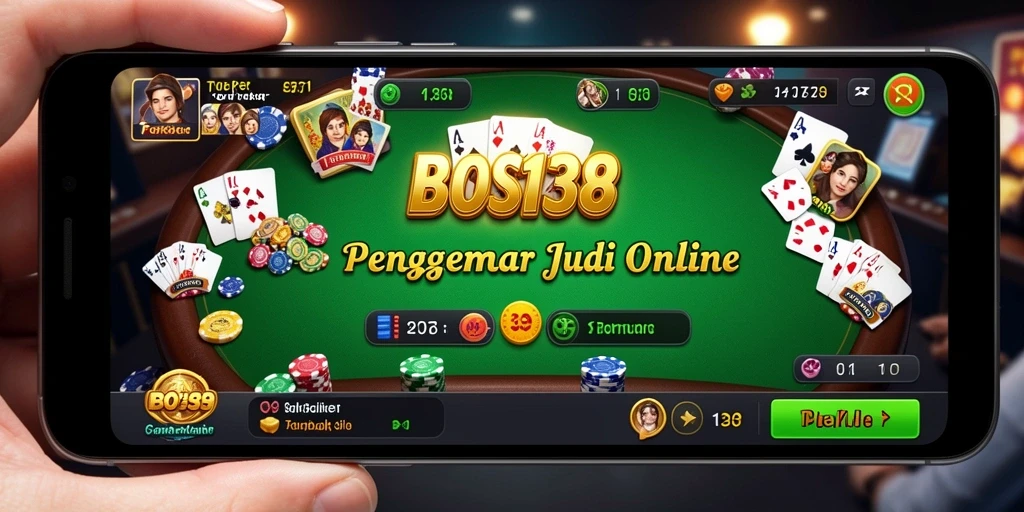 Tampilan gameplay Poker yang seru dan mengasyikkan.