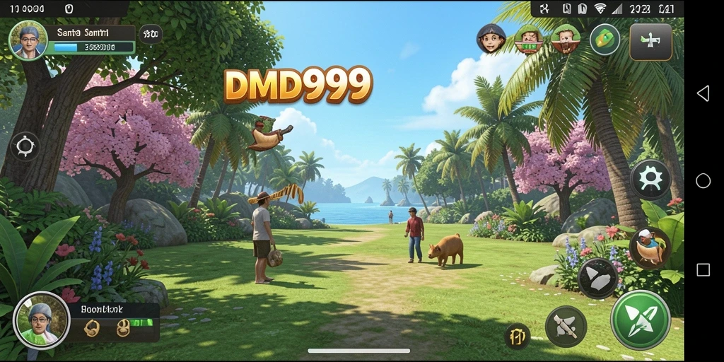 Tangkapan layar DMD999 menampilkan momen seru dalam gameplay yang menghibur.