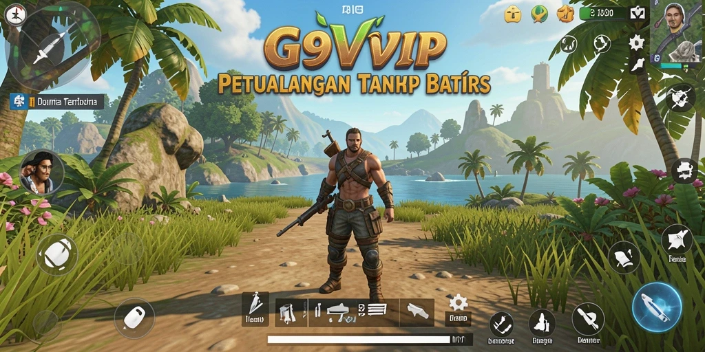 Tampilan gameplay G9VIP yang mengesankan di dunia terbuka.
