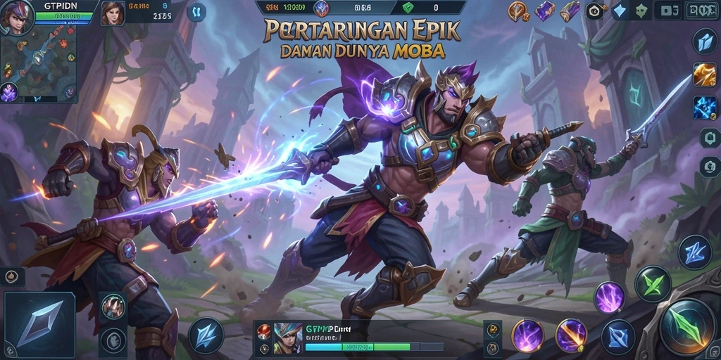 Tampilan gameplay seru dan mendebarkan di GTPIDN.