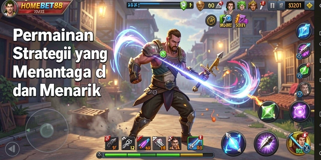 Screenshot HOMEBET88 yang menampilkan pertarungan strategis yang mendebarkan.