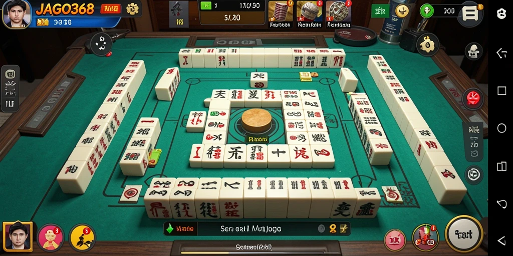 Tampilan gameplay menarik JAGO368 dengan grafik Mahjong berkualitas tinggi.