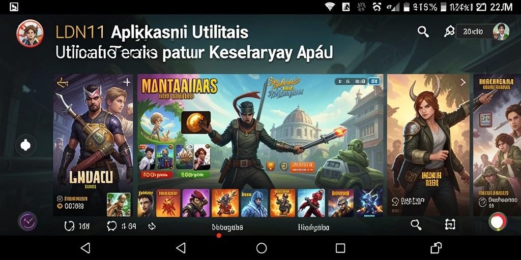 Tampilan utama <strong>LDN11</strong> yang menampilkan berbagai fitur utilitas.