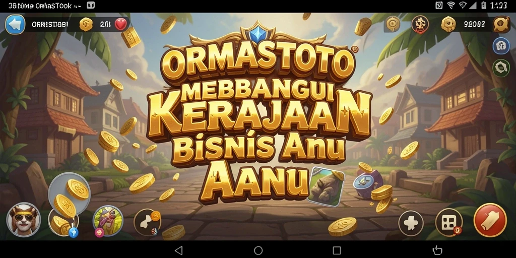 Tampilan gameplay menegangkan di ORMASSTOTO dengan elemen Tycoon.