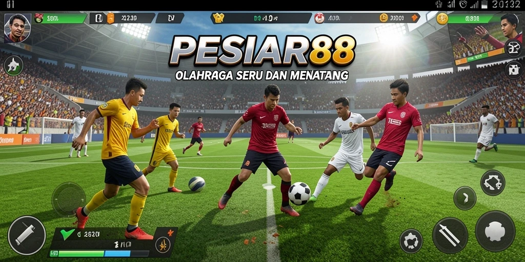 Tampilan gameplay seru dari PESIAR88 dengan berbagai cabang olahraga.