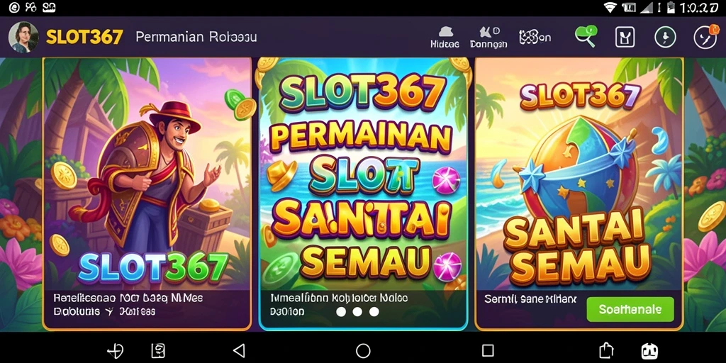 Tampilan gameplay SLOT367 yang seru dan mengasyikkan.
