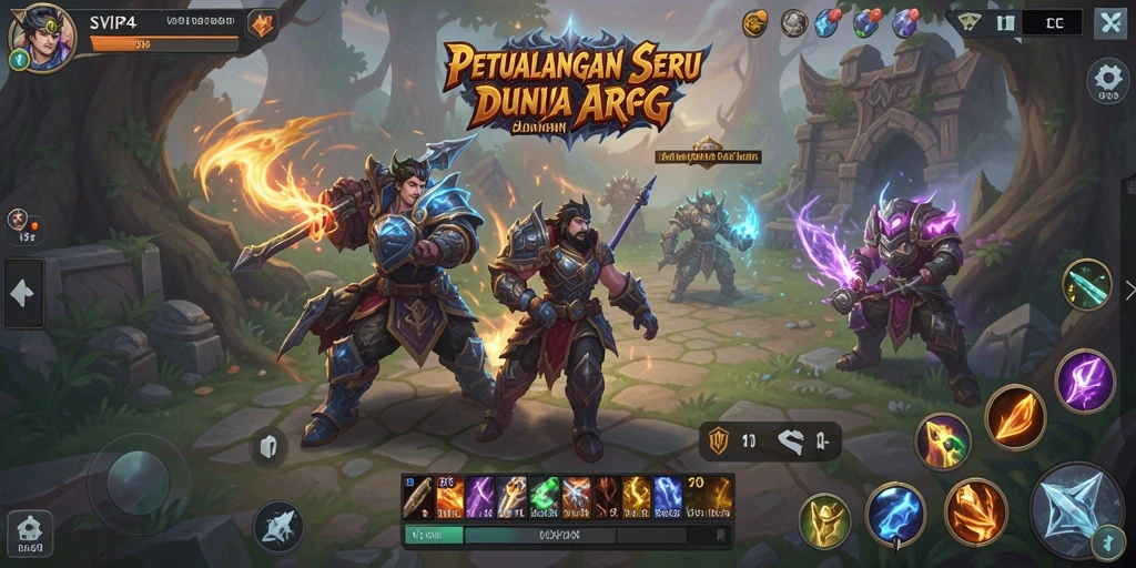 Tampilan gameplay mendalam dari SVIP4 yang menampilkan pertarungan yang seru.